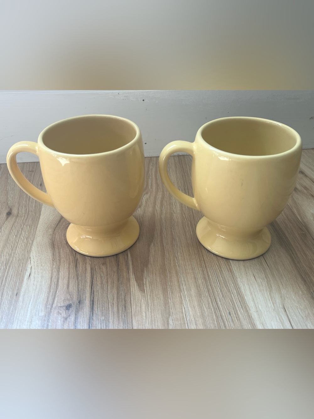 Gail Pittman Ceramic Pedestal Mug - Set of 2
